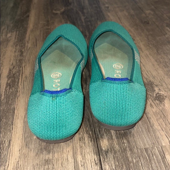 Rothy's Teal Calypso Flats Size 7.5 - Picture 5 of 8